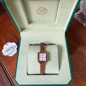 Lola Rose Brown Leather Wrist Watch